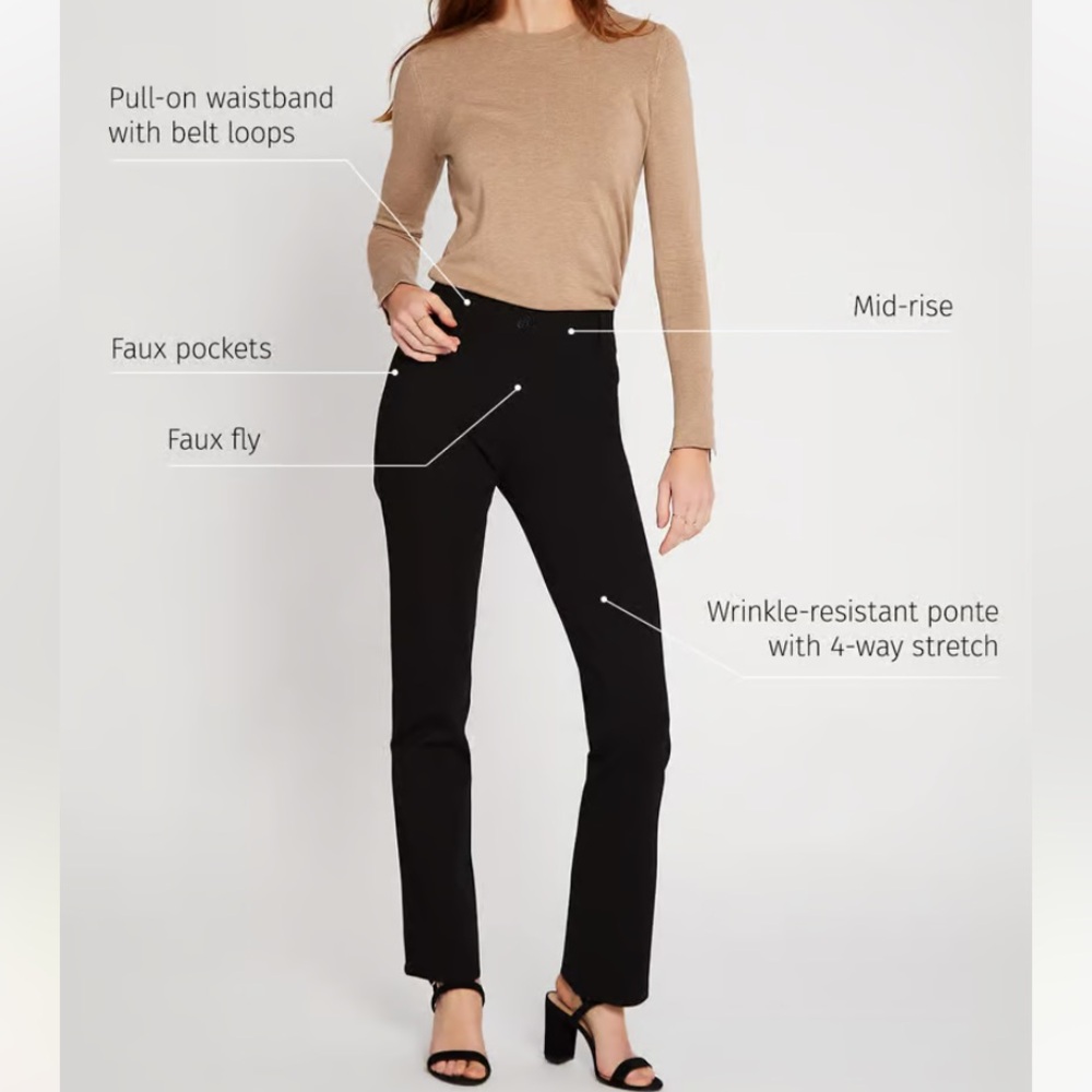 Betabrand Dress pant Yoga pant